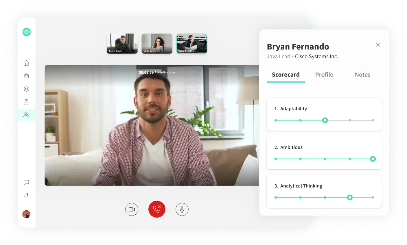 Hire Valley Video Conferencing and Scorecard Visuals
